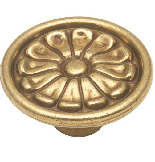 Hickory Hardware P201-LP Manor House Cabinet Knob, 1-5/8" Diameter, Lancaster Hand Polished