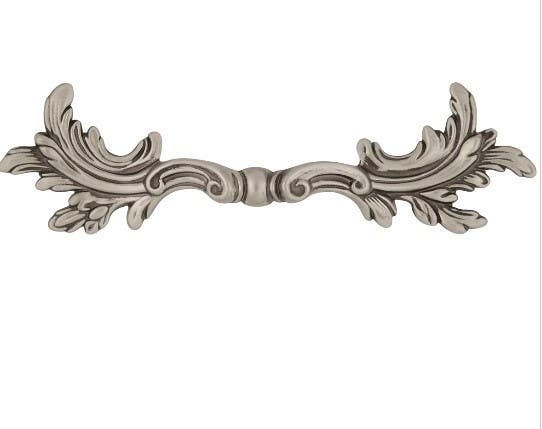 Hickory Hardware P8157-ST Manor House Cabinet Pull, Center to Center Length 3", Silver Stone