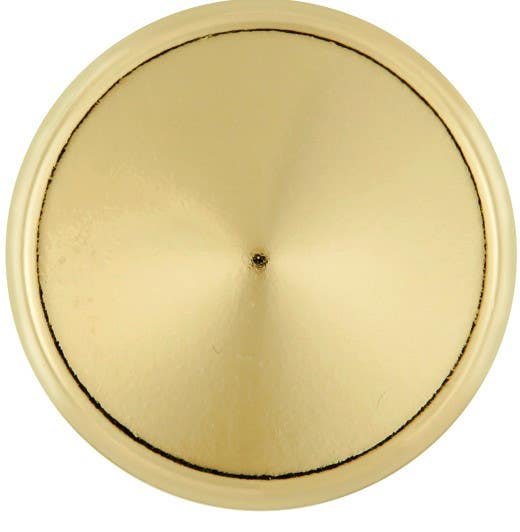 Hickory Hardware P114-3 Metropolis Cabinet Knob, 1-1/2" Diameter, Polished Brass