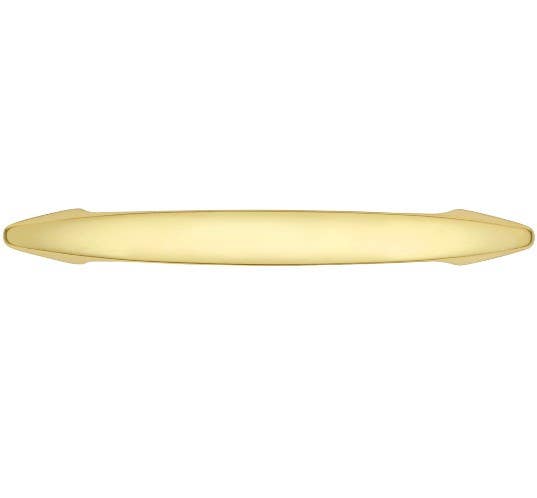 Hickory Hardware P116-3 Metropolis Cabinet Pull, Center to Center Length 3", Polished Brass
