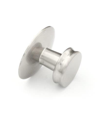 Hickory Hardware K65-SN Metropolis Cabinet Knob, 1" Diameter, Satin Nickel