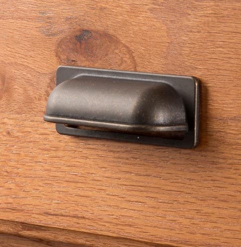 Hickory Hardware PA1023-WOA Modus Cup Cabinet Pull, Center to Center Length 3", Windover Antique