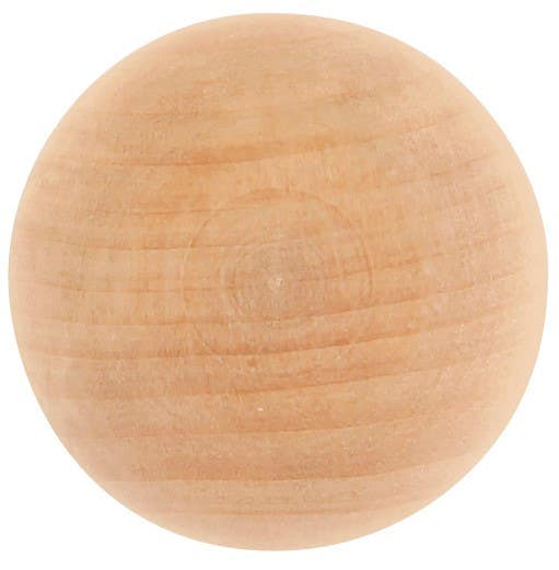 Hickory Hardware P180-UW Natural Woodcraft Cabinet Knob, 1-1/4" Diameter, Unfinished Wood