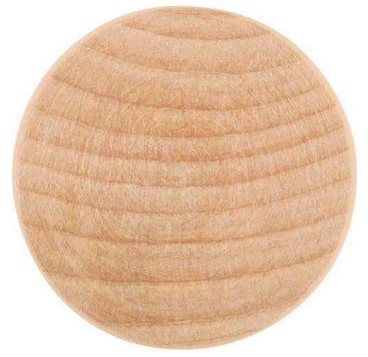 Hickory Hardware P184-UW Natural Woodcraft Cabinet Knob, 1-1/4" Diameter, Unfinished Wood
