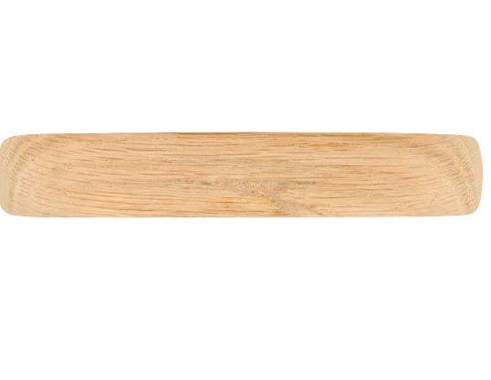 Hickory Hardware P687-UW Natural Woodcraft Cabinet Pull, Center to Center Length 3 3/4", Unfinished Wood
