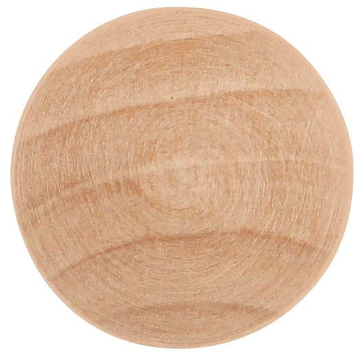 Hickory Hardware P183-UW Natural Woodcraft Cabinet Knob, 7/8" Diameter, Unfinished Wood