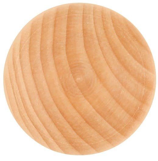 Hickory Hardware P684-UW Natural Woodcraft Cabinet Knob, 1-1/4" Diameter, Unfinished Wood