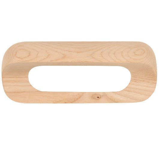 Hickory Hardware P676-UW Natural Woodcraft Cabinet Pull, Center to Center Length 3-3/4", Unfinished Wood