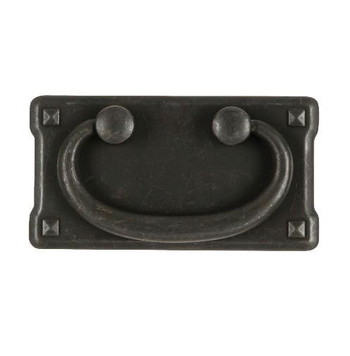 Hickory Hardware PA0721-BMA Old Mission Cabinet Bail Pull, Center to Center Length 1-1/2", Black Mist Antique