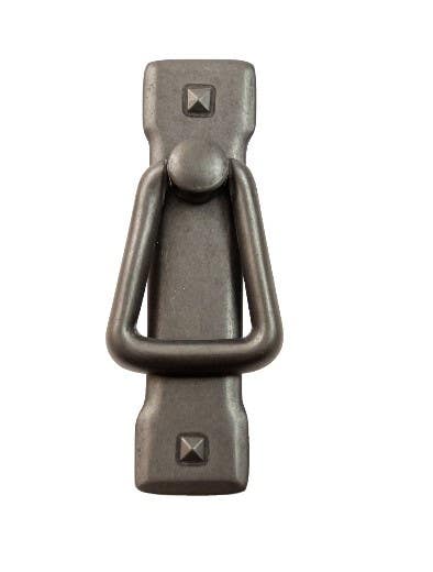 Hickory Hardware PA0712-BMA Old Mission Cabinet Ring Pull, Center to Center Length 1-1/4", Black Mist Antique