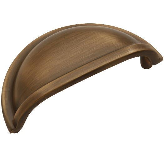 Hickory Hardware K43-9013 Power & Beauty Cup Pull, Center to Center Length 3", Satin Dover