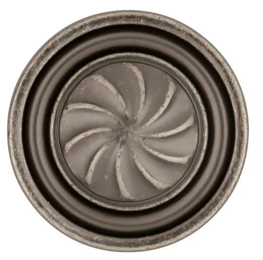 Hickory Hardware P3461-BNV Roma Cabinet Knob, 1 1/4" Diameter, Black Nickel Vibed