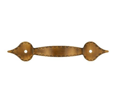 Hickory Hardware P145-AB Southwest Lodge Cabinet Pull, Center to Center Length 3-1/4", Antique Brass, Pair