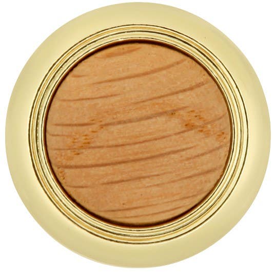 Hickory Hardware P715-OAK Woodgrain Cabinet Knob, 1-1/4" Diameter, Lancaster Hand Polished & Oak
