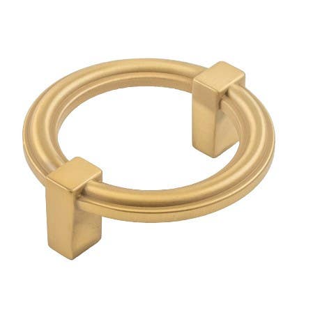 Belwith Keeler B075393 Bijou Odette Ring Pull, Center To Center Length 2 1/4"