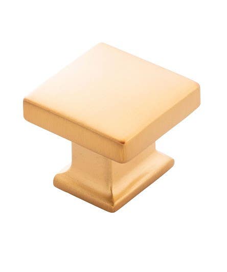 Belwith Keeler B077924 Cambridge Square Cabinet Knob, Size 1 1/4"