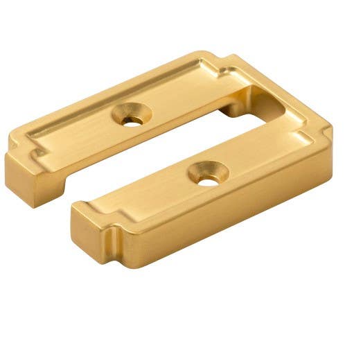 Belwith Keeler B078002 Coventry Hook Backplate, Center To Center Length 1"