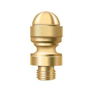 Deltana CAT1-B Accorn Tip Finial, Large, Finish-PVD Polished Brass