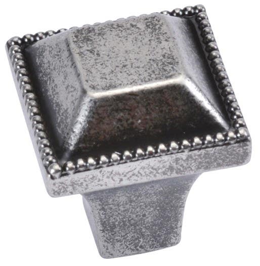 Hickory Hardware P3503 Altair Square Cabinet Knob, Length 1"
