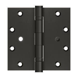 Deltana SS55BBU10B-SEC 5" x 5" Square Hinge, 2BB, Security, Stainless Steel, Oil Rubbed Bronze