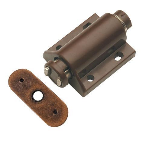 Hickory Hardware P655 Spring Loaded Magnet Catch, Center to Center Length 7/8"