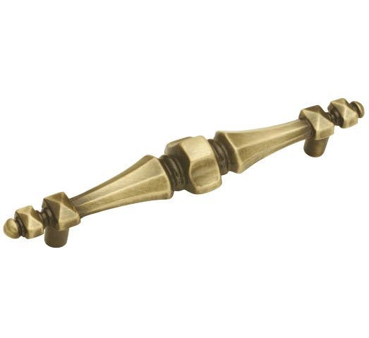 Hickory Hardware P132 Cavalier Cabinet Pull, Center to Center Length 4-1/4"