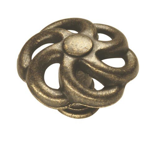 Hickory Hardware PA1311 Charleston Blacksmith Cabinet Knob, 1 1/2" Diameter