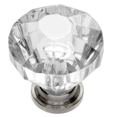 Hickory Hardware HH74689 Crystal Palace Cabinet Knob, 1-1/4" Diameter