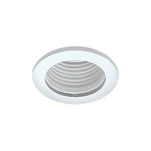 Deltana DE449937 Recessed Light, 3" LV White Baffle / White Trim