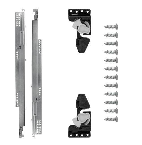 Hickory Hardware HH07521 Drawer Slide, Cadmium