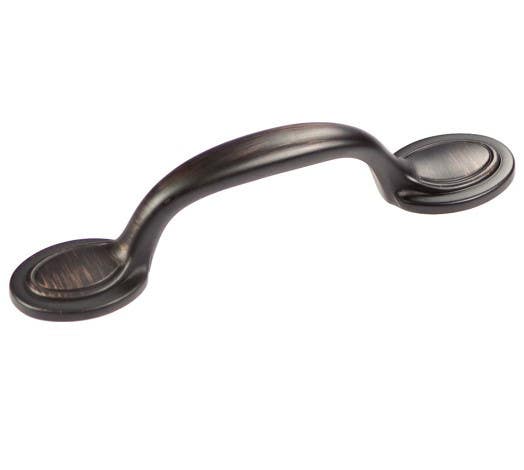 Hickory Hardware P431-VB Eclipse Cabinet Pull, Center to Center Length 3", Vintage Bronze