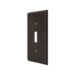 Deltana SPRM275 Switch Plate, Single Standard, Solid Brass