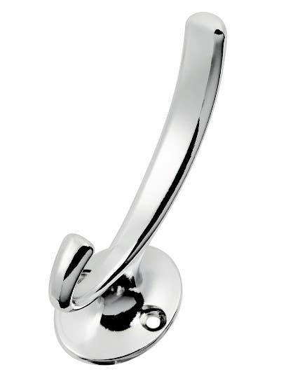 Hickory Hardware P25025 Luna Double Hook, Center to Center Length 7/8"