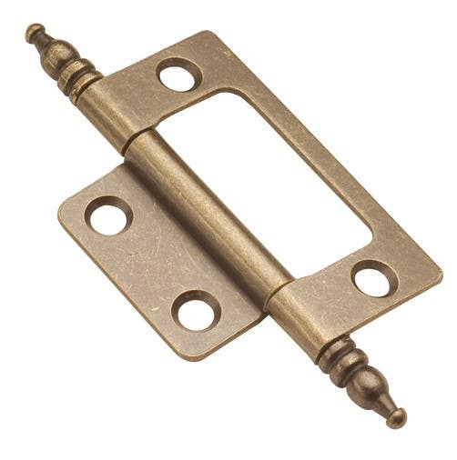 Hickory Hardware P8294 Self Mortise Cabinet Hinge, Length 3-1/8", Pair