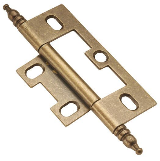 Hickory Hardware P8293 Self Mortise Cabinet Hinge, Length 3-11/16", Pair