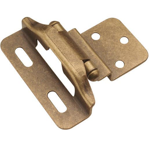 Hickory Hardware P6 Self-Closing Semi-Concealed Cabinet Hinge, Pair