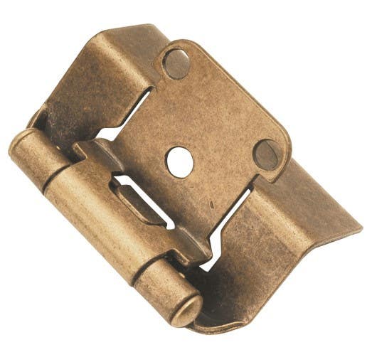 Hickory Hardware P5710F Self-Closing Semi-Concealed Cabinet Hinge, Pair