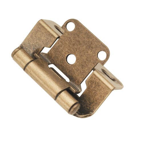 Hickory Hardware P2710F Self-Closing Semi-Concealed Cabinet Hinge, Pair