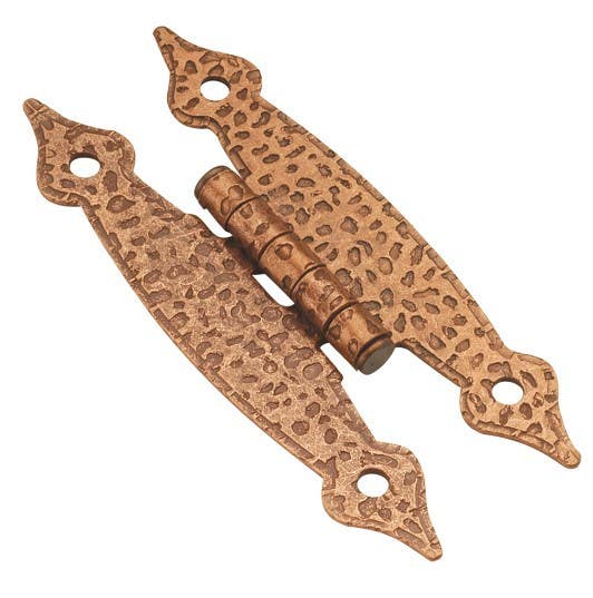 Hickory Hardware P106-CB Southwest Lodge Cabinet Hinge, Colonial Black, Center to Center Length 2-1/2", Pair