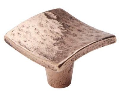 Salo Art Design MRT-S Martellata 1-3/4" Square Cabinet Knob