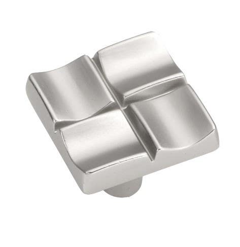 Hickory Hardware P3457 Tidal Square Cabinet Knob, 1" Diameter