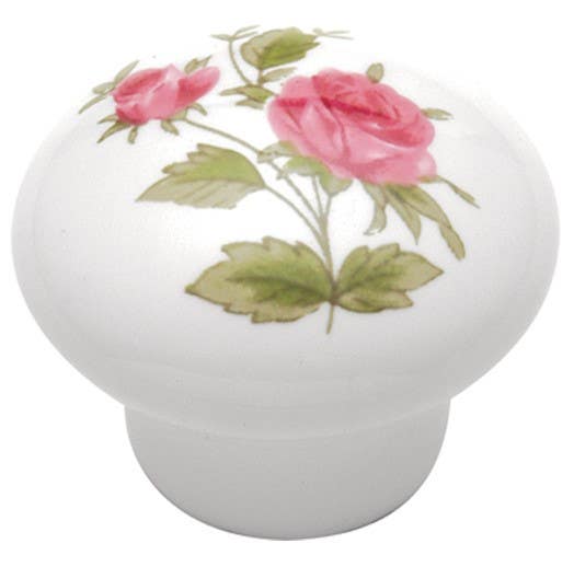 Hickory Hardware P602-PR Tranquility Cabinet Knob, Diameter-1-3/8, Pink Rose