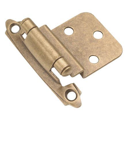 Hickory Hardware P143 Surface Self-Closing Cabinet Hinge, Pair