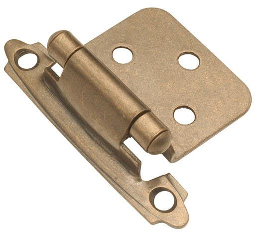 Hickory Hardware P144 Surface Self-Closing Cabinet Hinge, Pair