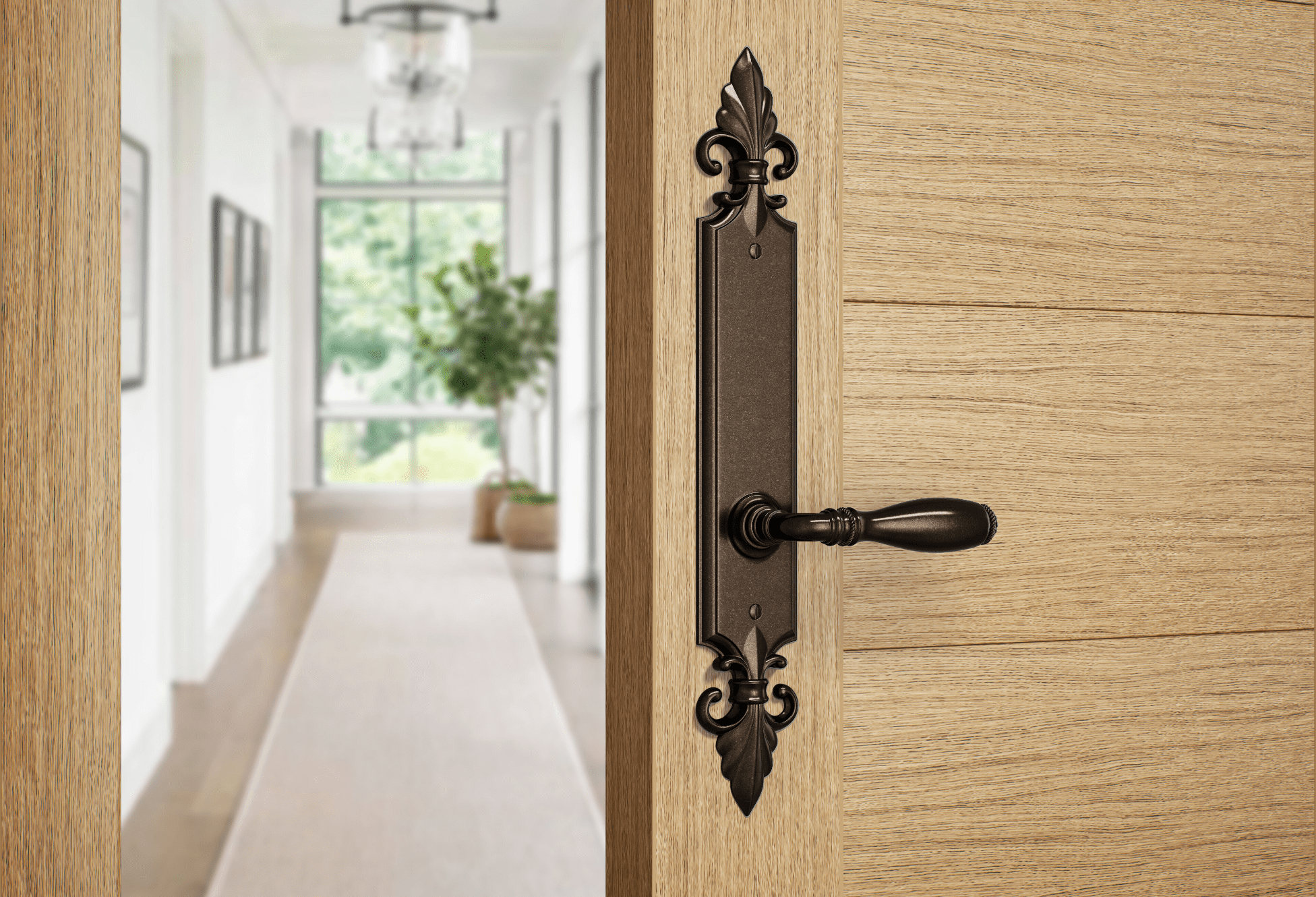 Rocky Mountain Hardware Bordeaux Passage Lock Set