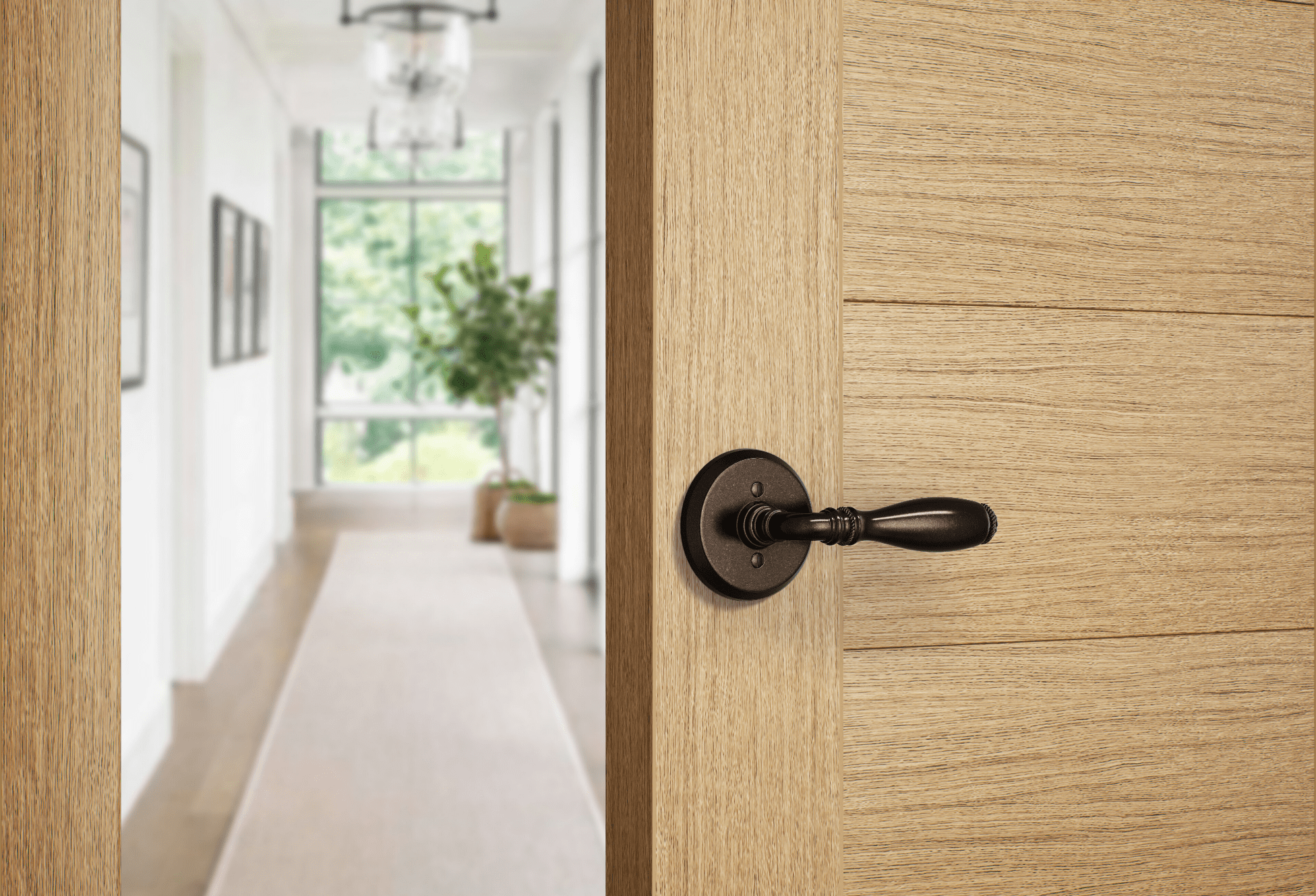 Rocky Mountain Hardware Arched, Round and Oval Privacy Lock Set