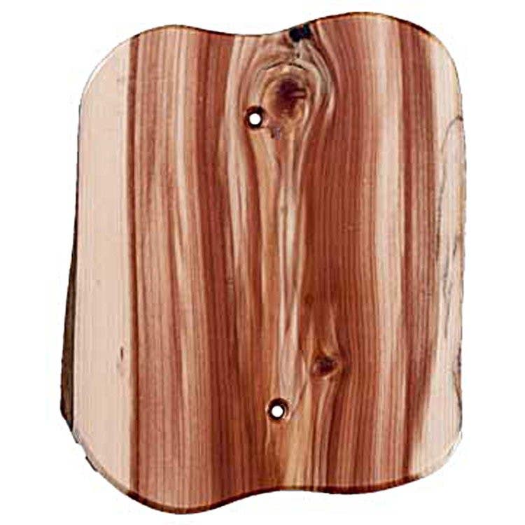 Sierra Lifestyles 682454 Rustic Single Blank Switchplate - Juniper