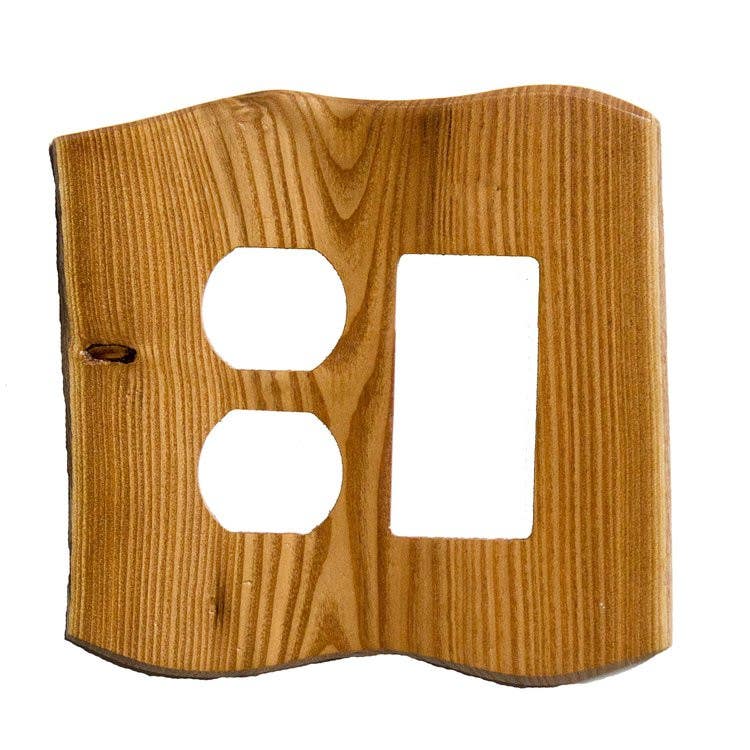 Sierra Lifestyles 682880 Screwless Rustic - Duplex / Rocker Switchplate