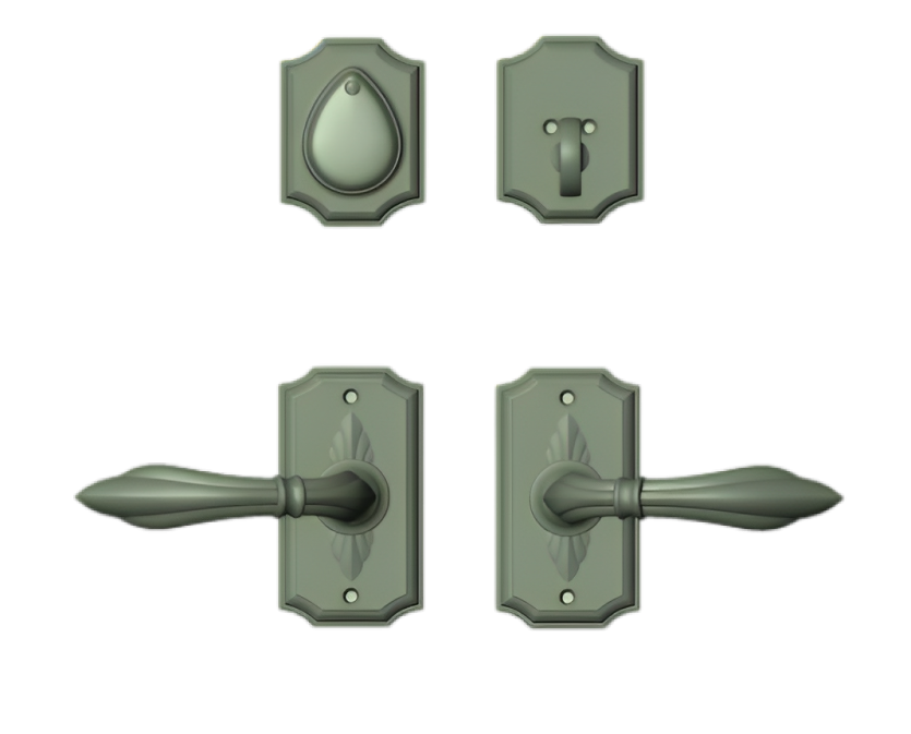 Rocky Mountain Hardware Bordeaux Entry Lock Set