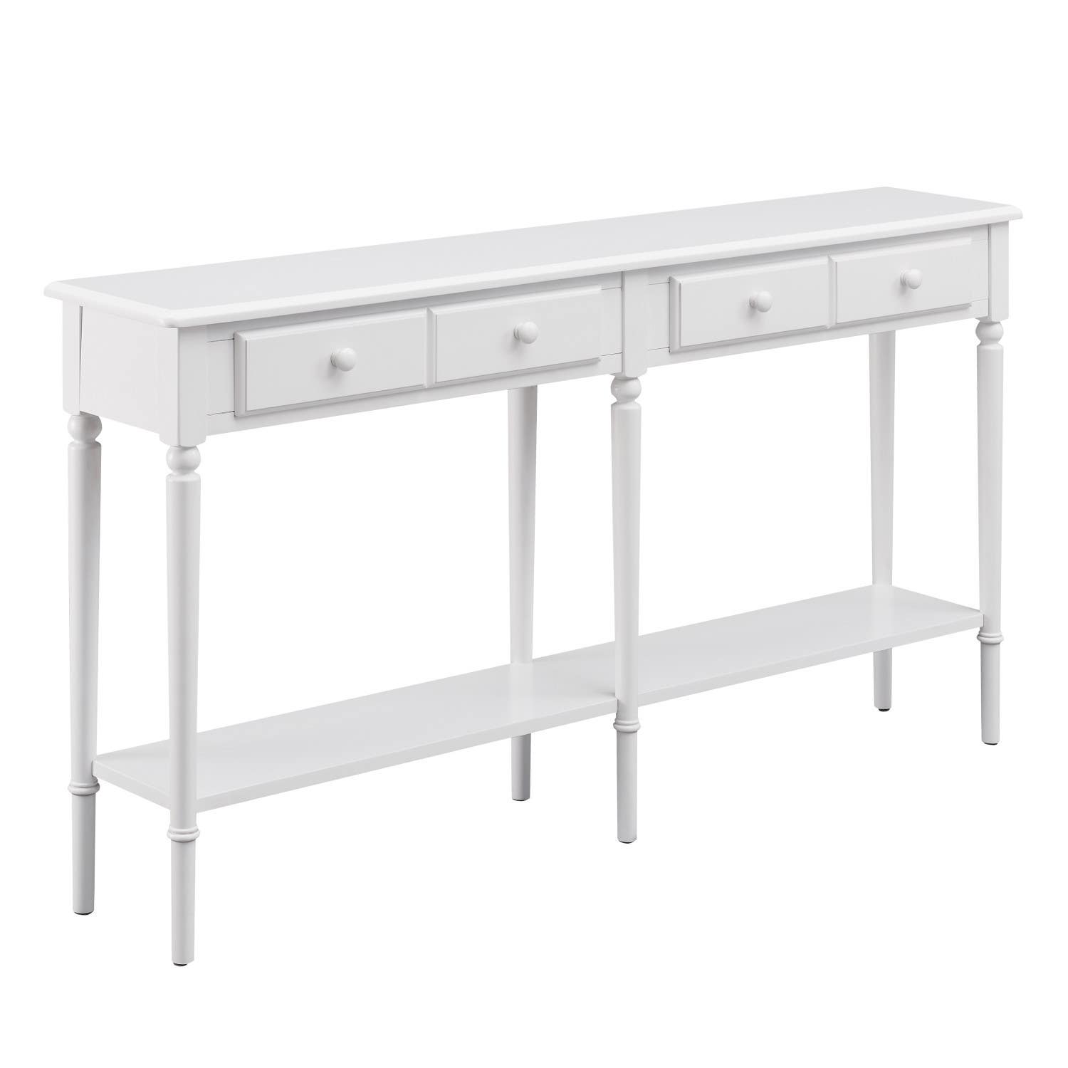 Design House 20028 Coastal 2-Drawer Sofa Table